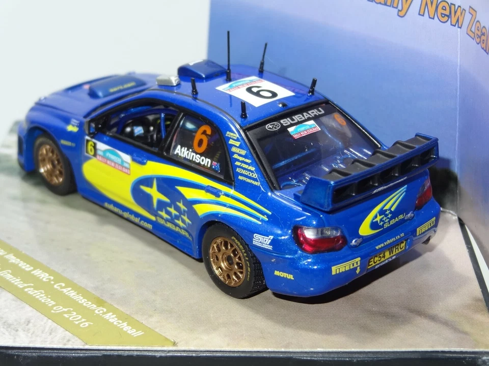 SUBARU IMPREZA WRC #6 RALLY NUOVA ZELANDA 2005 ATKINSON MACHEALL VELOCITÀ 43118 - Immagine 2 di 4