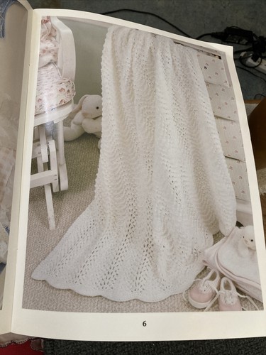 Vtg Rare Leisure Arts Baby Ripples to Knit pattern 2000 bk #3159~Melissa Leapman - Picture 6 of 11