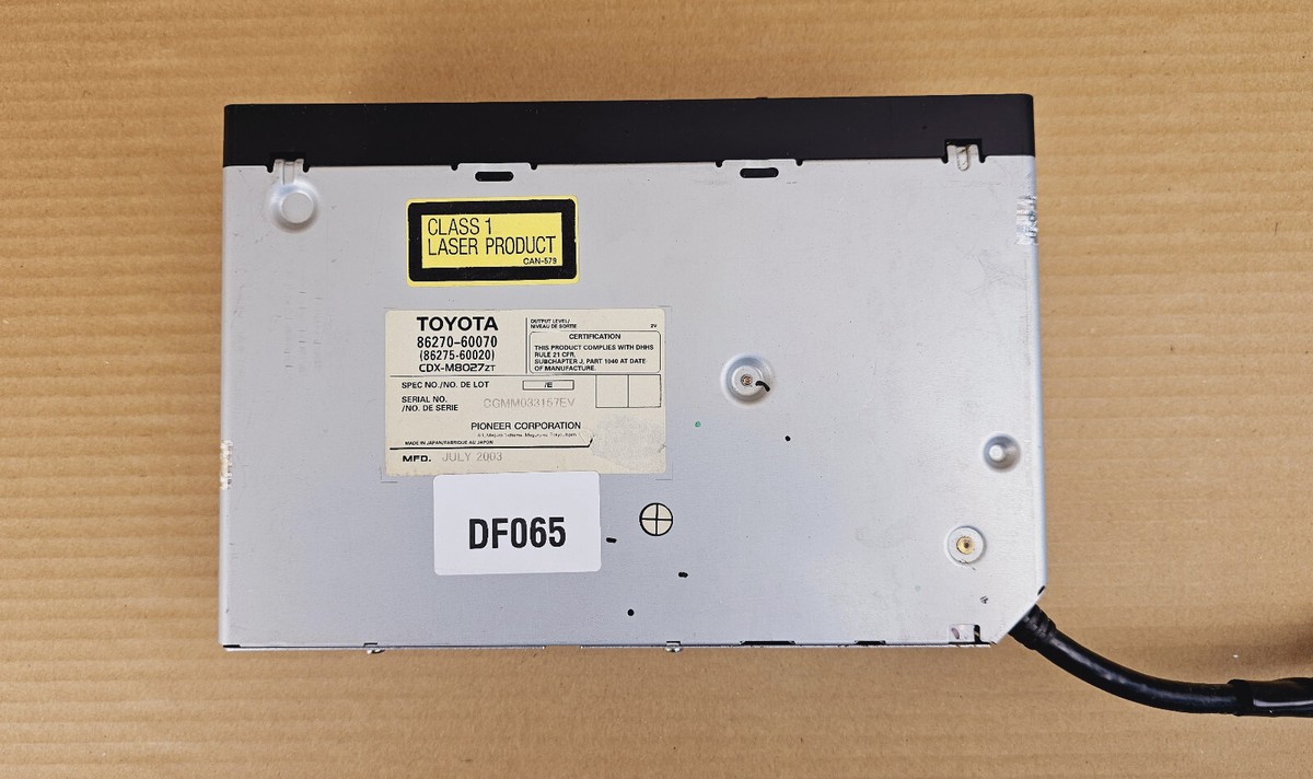 Lexus GX470 2003-2004 DVD Player Disc Changer 86270-60070 Oem Used