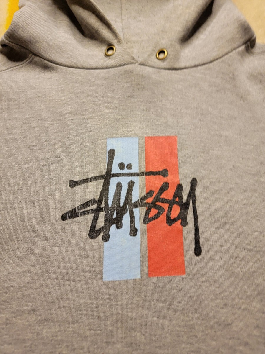 Vintage 90s Stussy Hoodie 1996-1997 Size XL Bar Logo Skate Vintage 90s Stussy Hoodie 1996-1997 Size XL Bar Logo Skate
