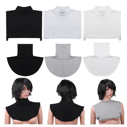 Women False Mock Collar Neckline Dickey 