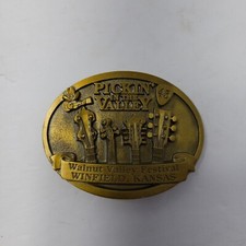 2016 Walnut Valley Festival Winfield Kansas Belt Buckle
