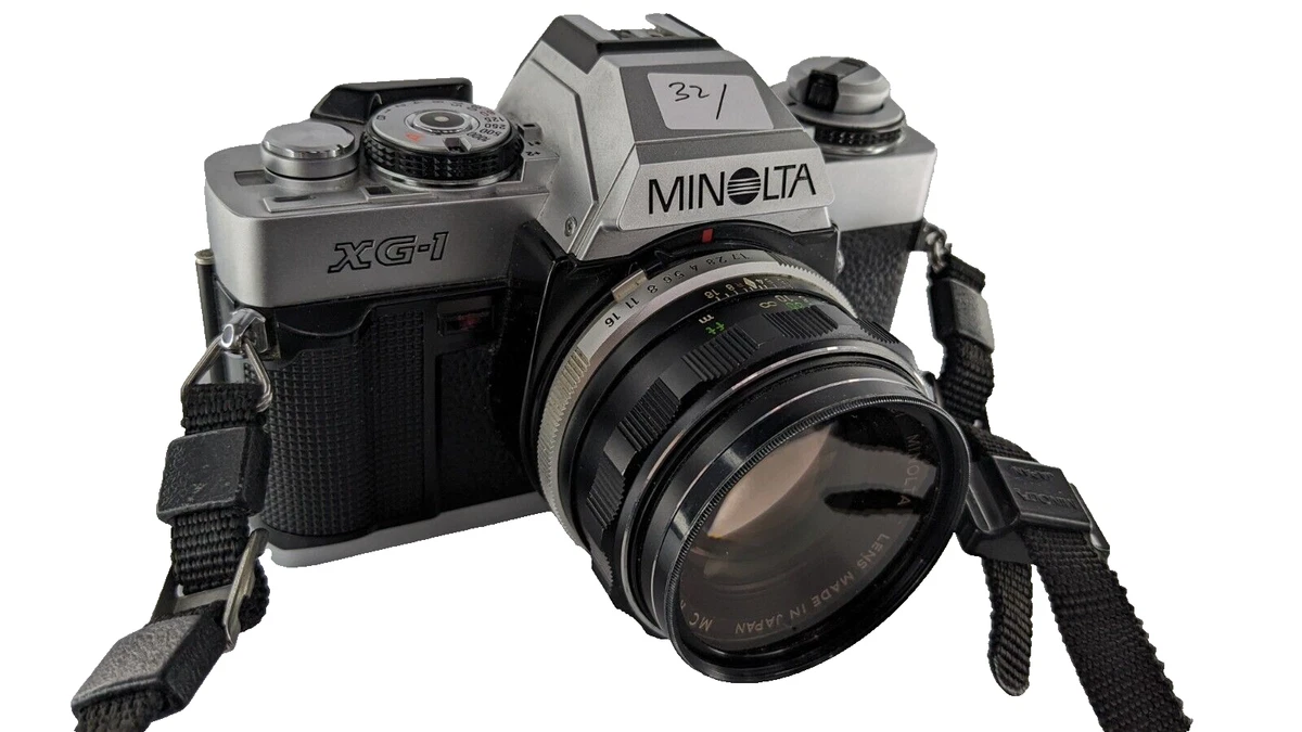 Appareil photo Minolta XG1 complet 3 objectifs flash grip sacoche vintage collection - Photo, audio & vidéo