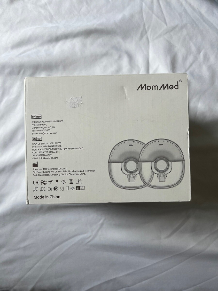 MomMed Double Wearable Hands Free Breast Pump, Model S18