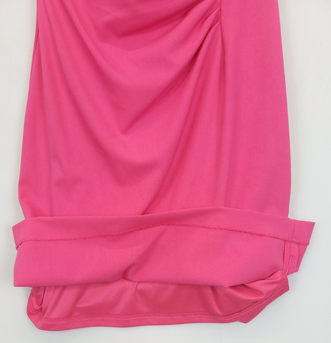Dana Buchman Sheath Dress Ruched Cap Sleeve Women 10 Fuchsia Office Feminine - Picture 14 of 15