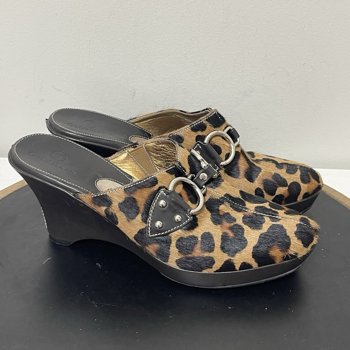 Leopard Print Cole Haan Mules Cole Haan Animal Loafer Cole Haan