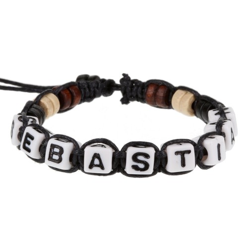 Pulsera de amistad personalizada para niños nombre mensaje alfabeto cuentas letras en buen estado - Imagen 102 de 110