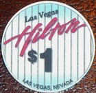 Old $1 LAS VEGAS HILTON Casino Poker Chip Vintage Antique Chipco Mold Las Vegas  — photo 3