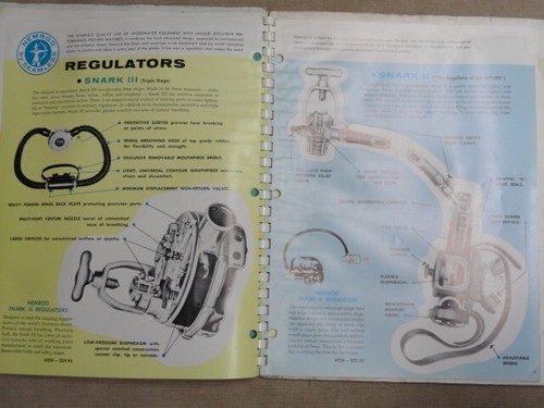1961 Seacraft Aqua Lung Nemrod Scuba Skin Diving Triton Tote Sub Vintage Catalog - Picture 16 of 20