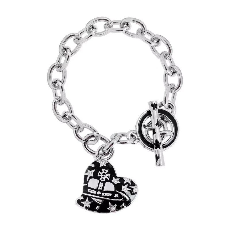 Vivienne Westwood Nana Punk Silver Saturn Bracelet With Original Box Rare