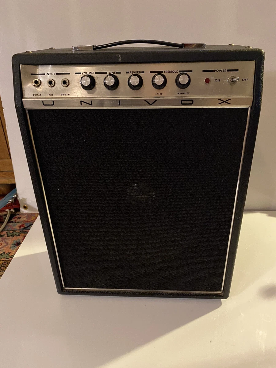 Vintage Univox U65RN Combo Solid State Amp Working Nice Bad Volume Pod