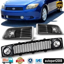 Fog Lights Bumper Grill For 2005-2010 Scion Tc Wwiring Switch Kit Clear Lens