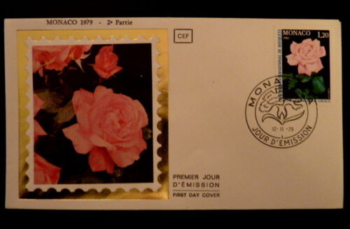 MONACO FIRST DAY FDC YVERT 1200 PINK P GRACE 1.20F 1979 - Picture 1 of 1