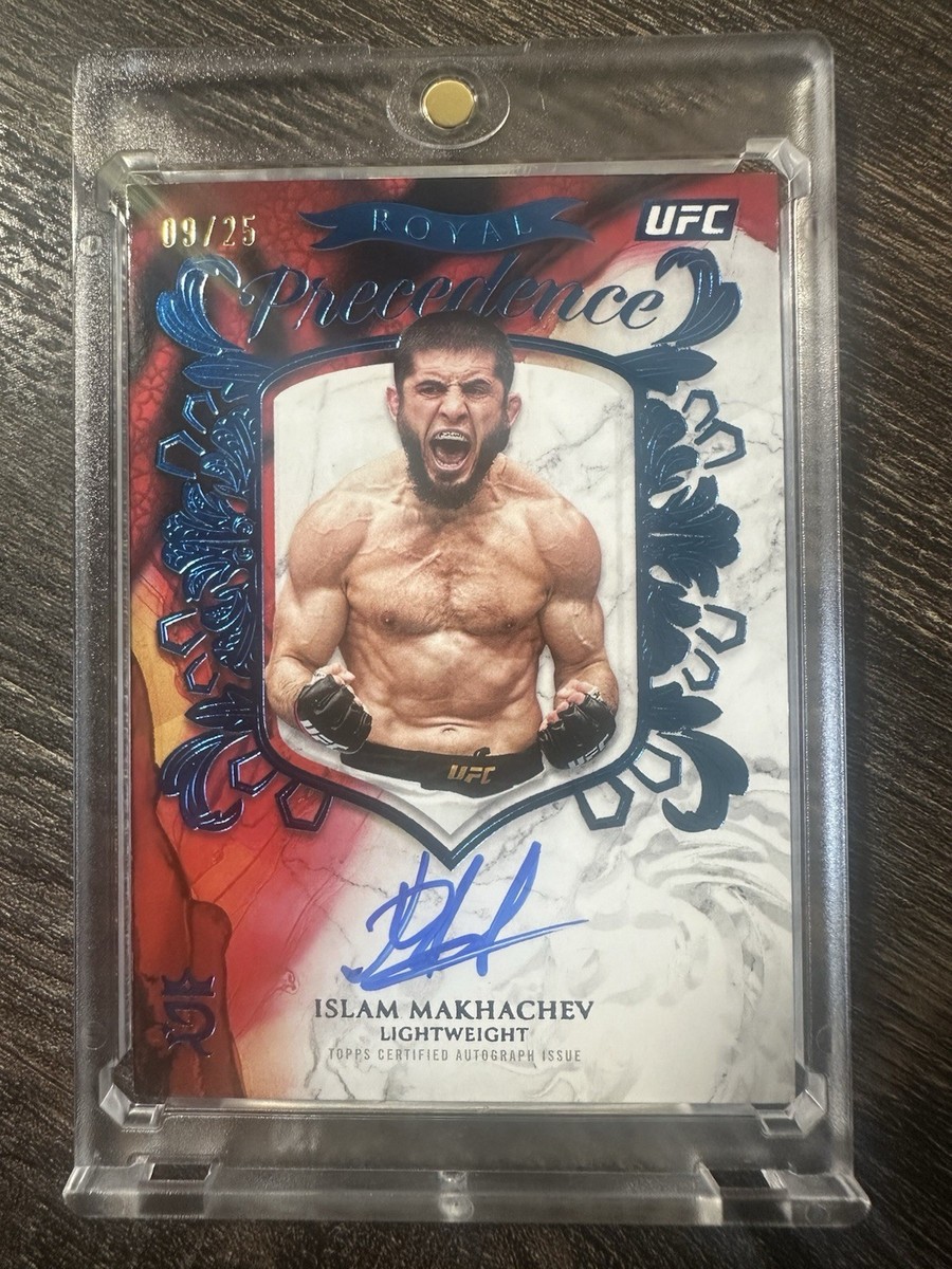 UFC サインカード　モラエス Topps 2025 UFC Royalty Islam Makhachev Royal Precedence Autograph