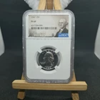 1962 NGC PF69 90% Silver Proof George Washington Quarter 25c Portrait