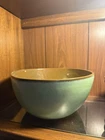 Large Frankoma Pottery Serving Bowl Prairie Green