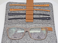 GERMANY Rodenstock Eyeglasses interchangeable RXP Wood 8012 B