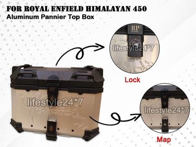 Aluminium Packtasche Top Box D1 für Royal Enfield Himalayan 450