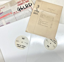 Scott Muni's World Of Rock #15 Radio Show 10-15-88 Vinyl 4x LP Set w/ Elton John