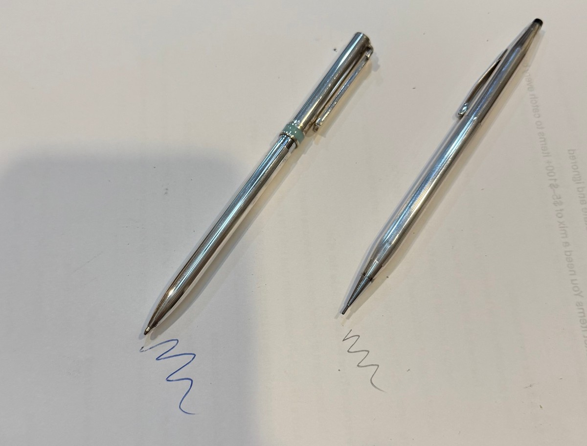 Tiffany & Co. Sterling Silver Pen And Pencil Set | eBay