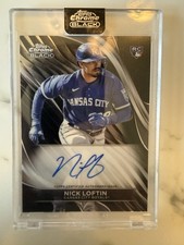 2024 Topps Chrome Black - Autographs Nick Loftin #CBA-NL (AU, RC)