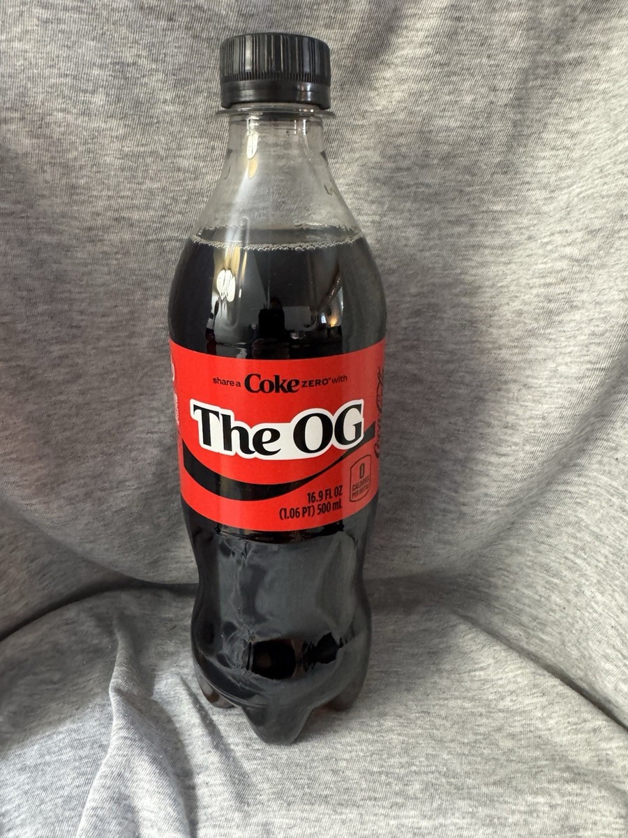 Share a Coke with the OG Coca~Cola Zero Bottle 16oz 2025