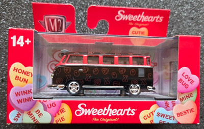 2026 M2 Sweethearts 1958 VW Microbus 15 Window USA Model Cutie Pie