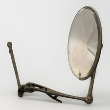Rare 1800s Kato Antique Victorian Shaving Mirror W/Swing Arm & Original Mirror