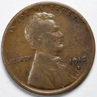 1912-D Lincoln Wheat Penny Cent Denver Mint - Fine (F)