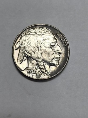 1937 FLASHY UNC Buffalo Nickel