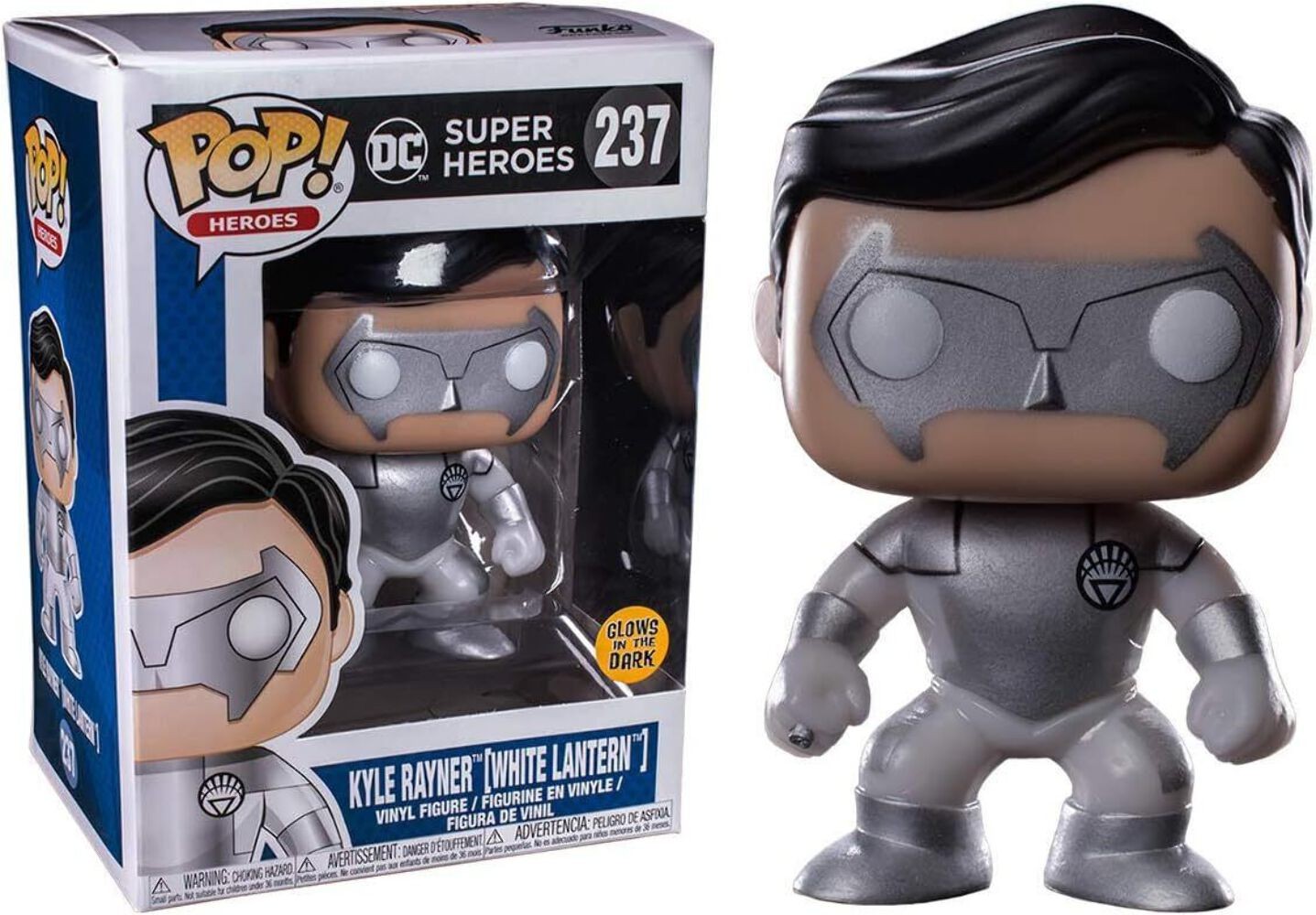 Funko Pop! Dc Heroes Kyle Rayner (White Lantern) Glow Exclusive #237