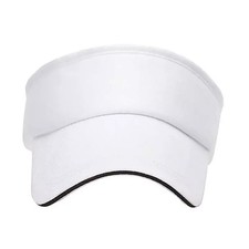 Adjustable Visor Sun Hat Golf Tennis Beach Cap Plain Colors Men Women Summer
