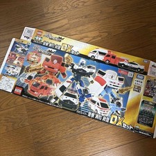 Tomica JobRaiber Police Fire Ambulance DX Set