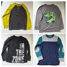 Boys Size 6-7 Long Sleeve T Shirt Bundle Gap Cat  Jack Set Of 4
