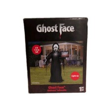 Ghost Face Halloween Airblown Inflatable Ghostface - 5 Ft Tall With Lights