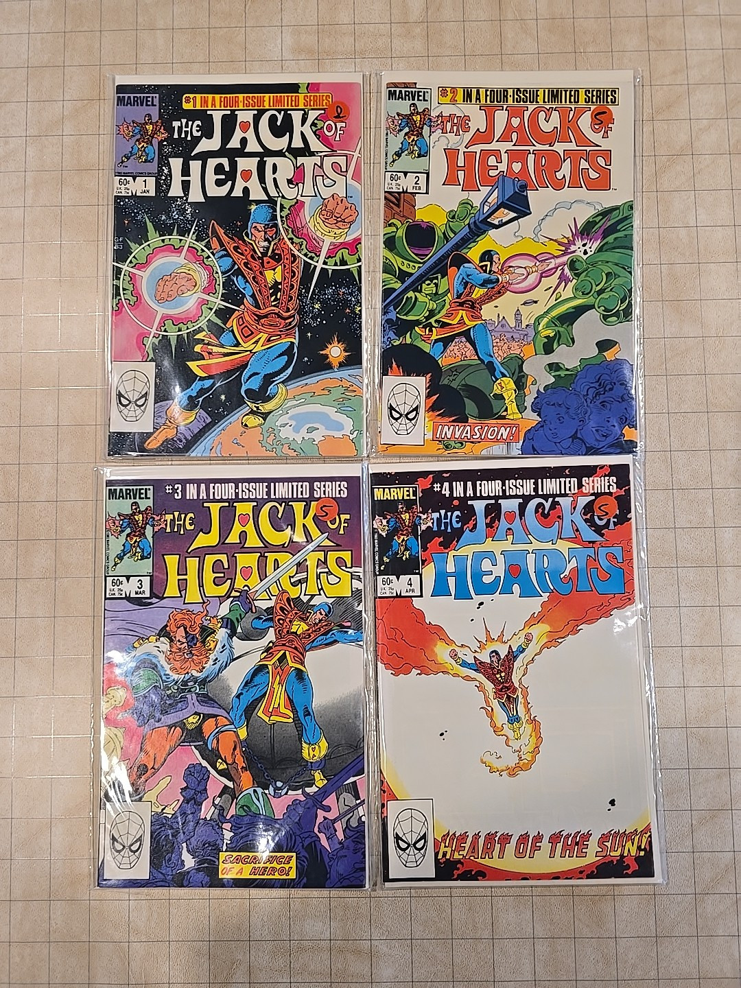 💥Jack Of Hearts Lot # 1-4 Complete Set