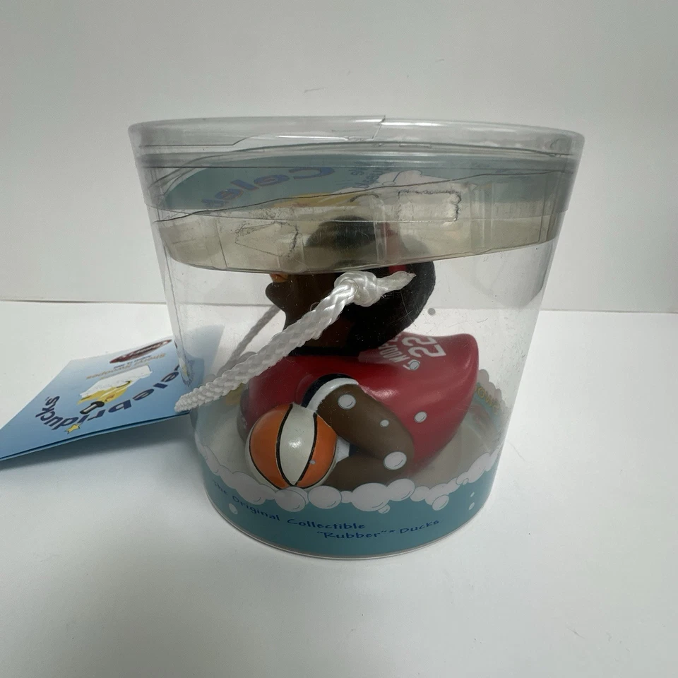 Houston Comets Rubber Ducky Doll WNBA Basketball Sheryl Swoopes Collectible 2002 - Image 3 of 4