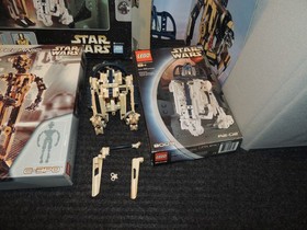 Star Wars Legos 8007&8009 C3PO & R2D2 Original Boxes For Parts and Pieces POSTER