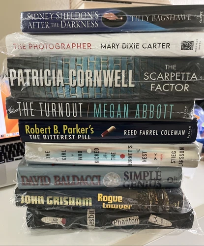 FICTION BOOKS Hardback SET OF 9
