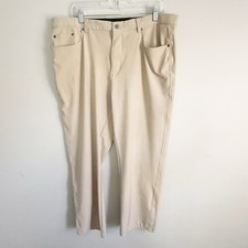 GREG NORMAN COLLECTION Men s Beige Performance Pants Golf Quick Dry Size 38 X29