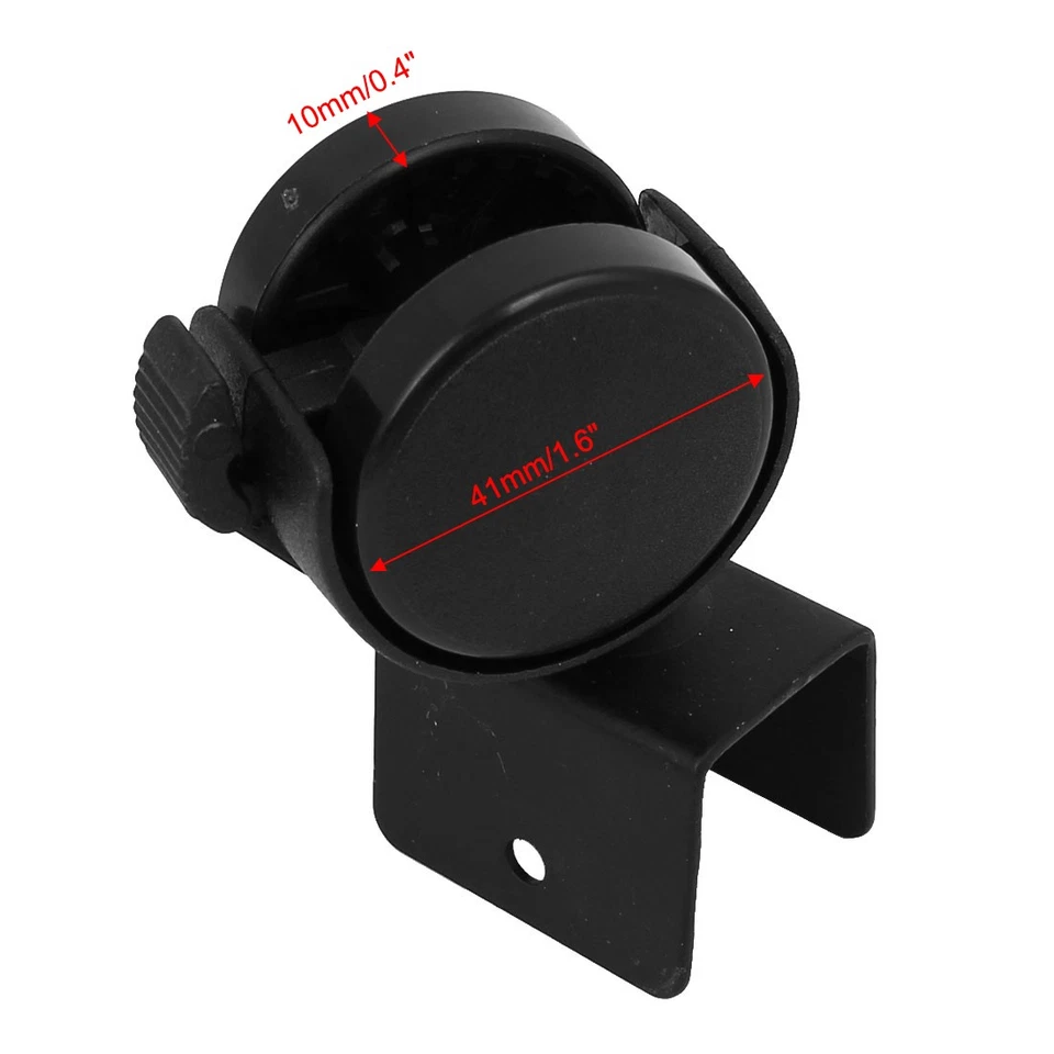 4 stk Möbelrollen Lenkrollen Stuhlrollen Hartbodenrollen Drehstuhlrollen 41x10mm - Bild 4 von 4