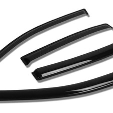 Vent Window Visor Deflector Rain/Sun Guard 2pcs, Dark Smoke , 1 Pack