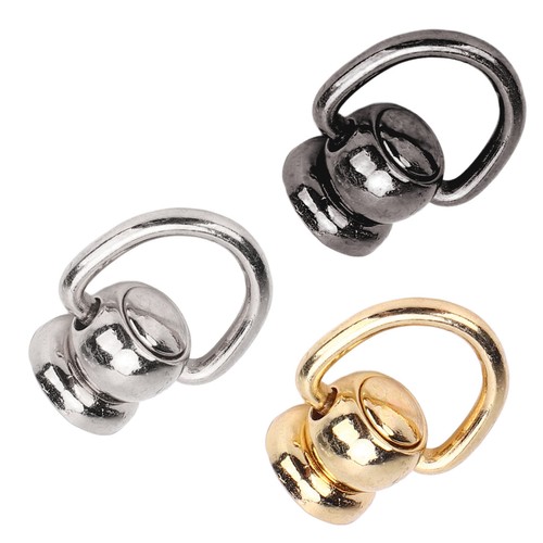 50 Sets Pull Ring Rivets Zinc Alloy Electroplating Multifunctional Screwback - Picture 8 of 32