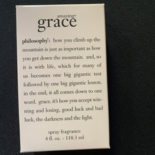 AMAZING GRACE SPRAY BY PHILOSOPHY 4 FL OZ UNOPENED NIB