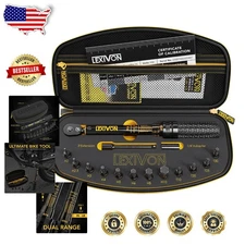 Pro Bike Torque Wrench 16pc Kit 72-Tooth Gear 2-26Nm Electro-Black Finish