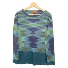 MISSONI - Dark Navy Green Multi Women's Sweater