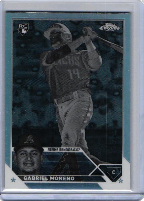 2023 Topps Chrome Update Gabriel Moreno RC Negative Refractor #USC36 Rookie