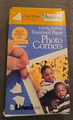 Lineco Self-Adhesive Photo Corners (Olde White) package of 240 #533-0025