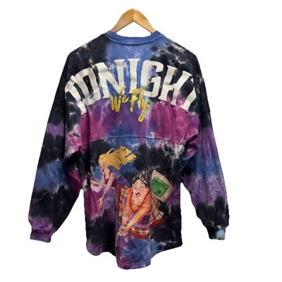 Disney Hocus Pocus Tonight We Fly Sanderson Tie-Dye Adult Small Spirit Jersey