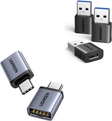 UGREEN USB C auf USB 3.2 Adapter 10Gbps Bündeln mit USB C Adapter (3 Stück)